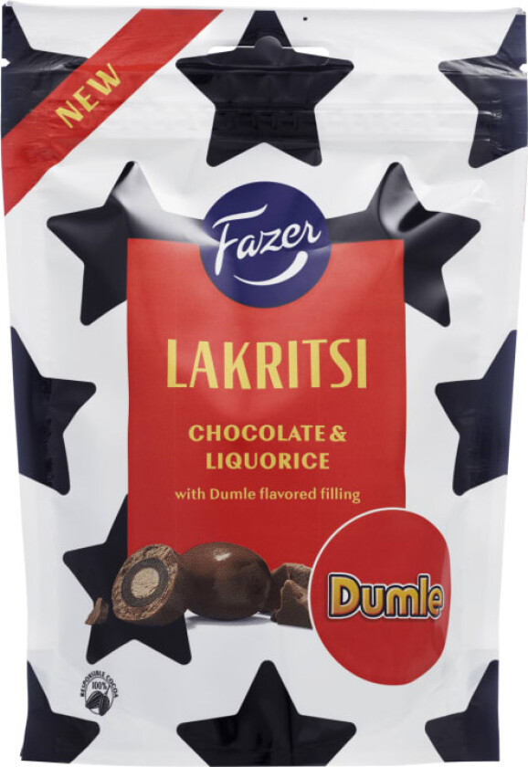 Dumle Lakris Sjokolade 135g