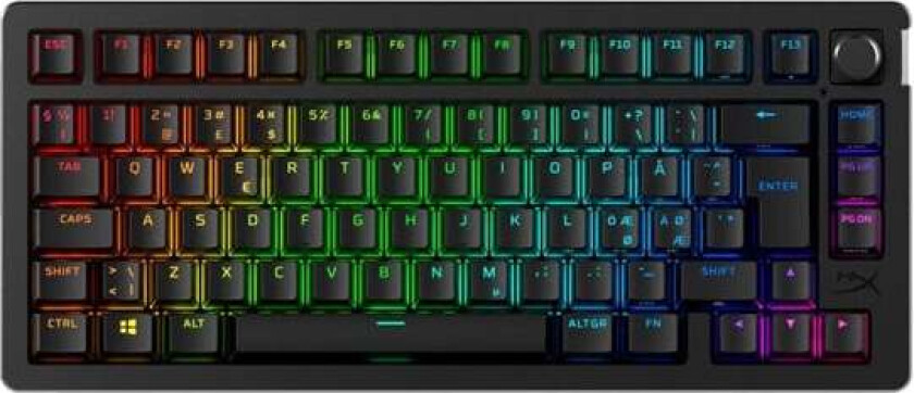 Bilde av HyperX Alloy Rise - Gamingtastatur - Dansk - Svart