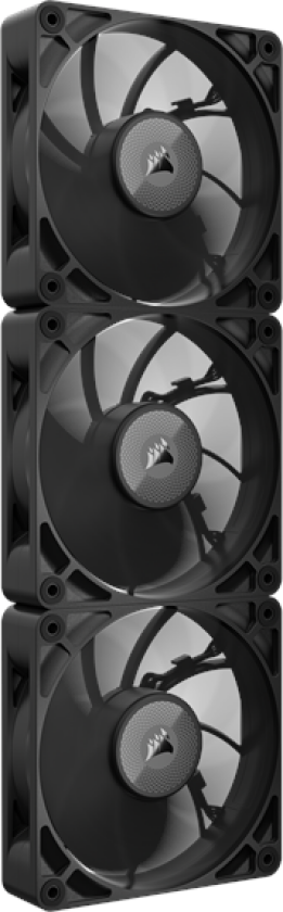iCUE LINK RX120 MAX (3-pack starter kit) - Kabinettvifte - 120mm - Svart - 36 dBA