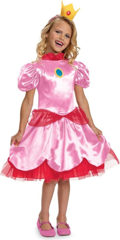 Disguise Super Mario-kostyme Fancy Princess Peach XS