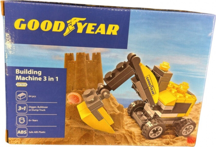 Goodyear licenced Lego - 3 in 1 - Building Machines