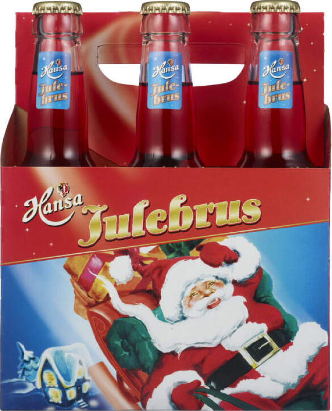 Hansa Julebrus 0,33lx6 flaske