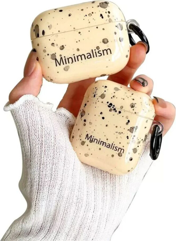 Apple AirPods Pro Plastdeksel m. Karabinkrok - "Minimalism"