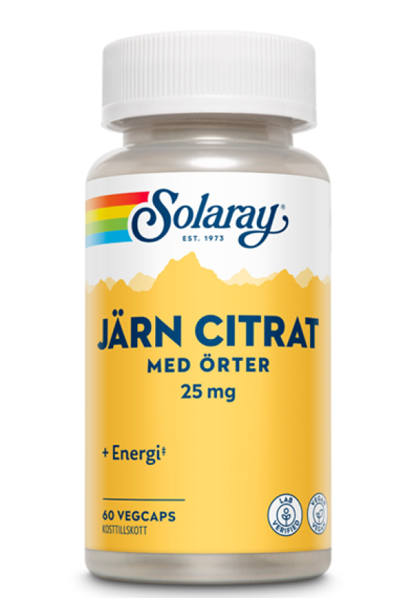 Jern Citrat 60 kapsler