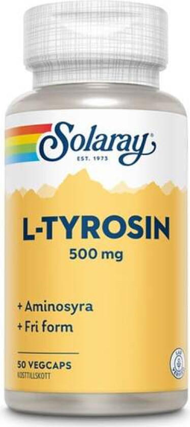 Bilde av L-tyrosin, 50 kapsler