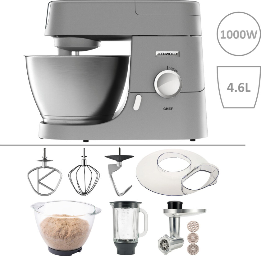 Chef kjøkkenmaskin KVC3173S (sølv)