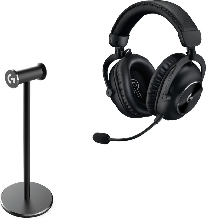 G Pro X 2 LIGHTSPEED gaming headset og G headset-stativ pakke