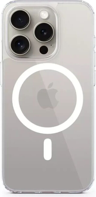 iPhone 15 Pro Resolve Case Magnetic Deksel - MagSafe-Kompatibel - Gjennomsiktig