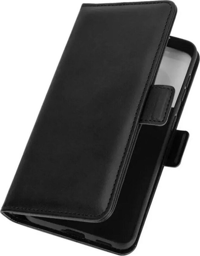 Samsung Galaxy S21 Smart PU Skinndeksel m. Lommebok - Sort