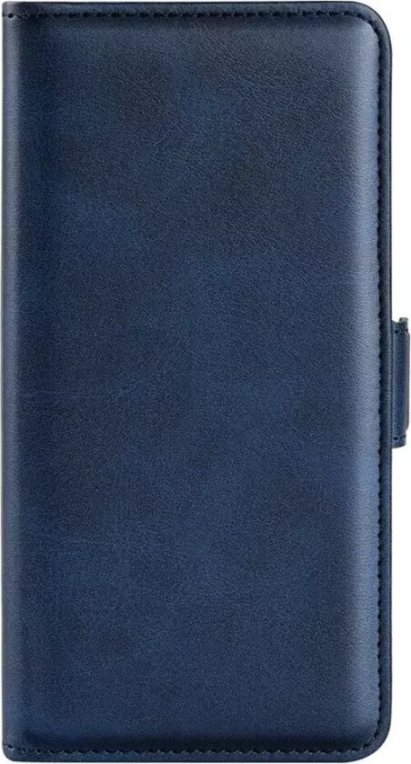 Samsung Galaxy M52 (5G) Flip Deksel i Mykt Skinn med Lommebok - Blå