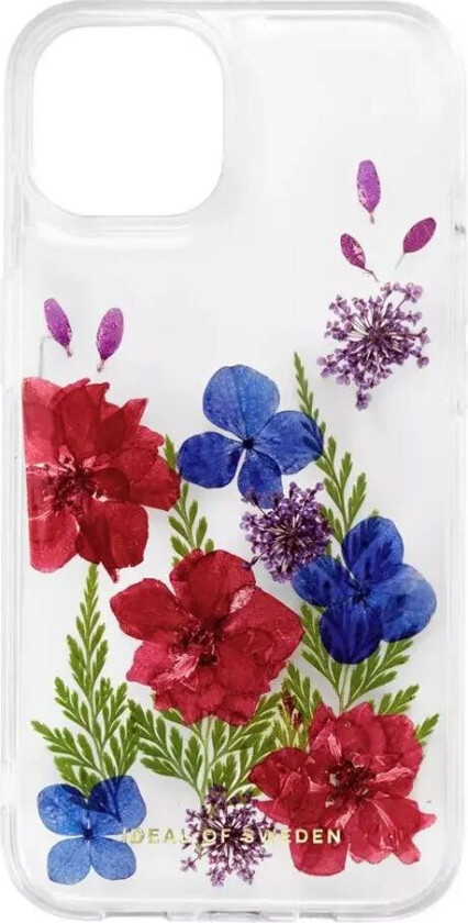 iPhone 14 / 13 iDeal Of Sweden Clear Deksel - Autumn Bloom