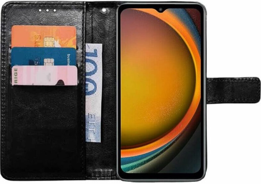 Lommebokdeksel 3-kort Samsung Galaxy Xcover 7 - Sort