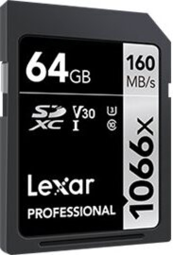 Lexar Lexar Sdxc 64Gb Professional 1066X Uhs-I-Kort