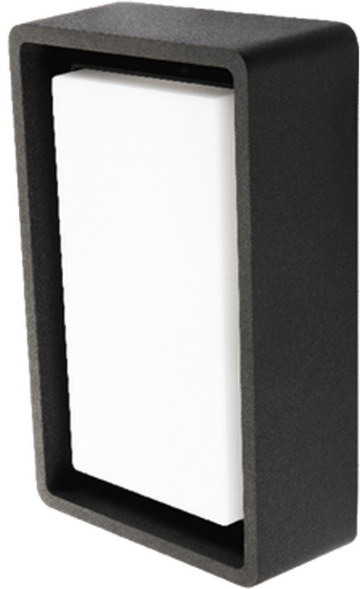 Frame mini vegglampe 6,5W 3000 Kelvin IP66 Dimbar - Svart - Svart