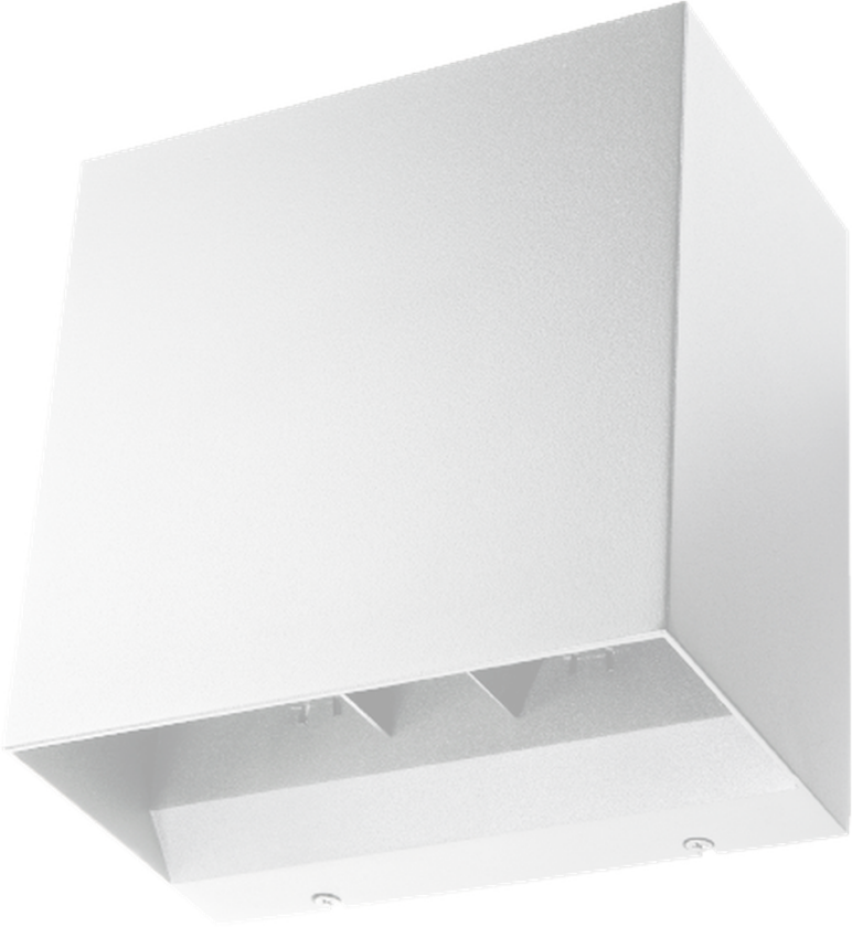 Artes Midi vegglampe opp/ned utendørs 32W 3000K Dimbar - Hvit - Hvit