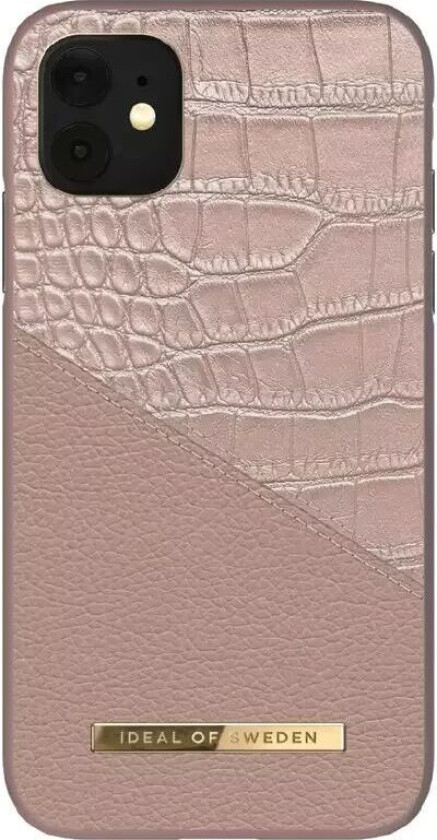 iDeal Of Sweden iPhone 11 Fashion Case Atelier - Rose Smoke Croco