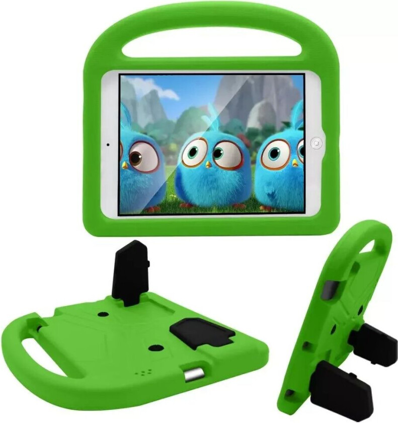iPad 2 / iPad 3 / iPad 4 Retina Barne Deksel med Kickstand & Håndtak - Grønn