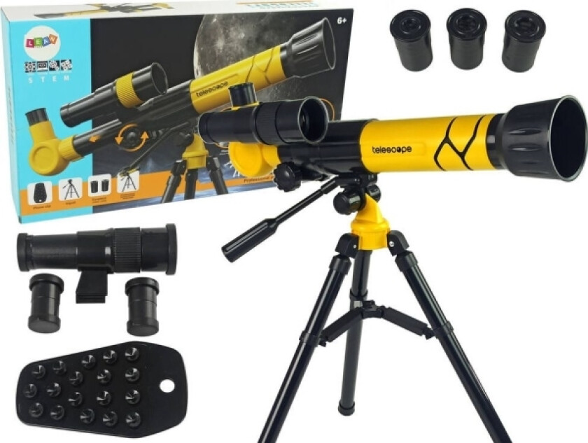 Scientific Educational Telescope For Kids With Mobile Phone Holder