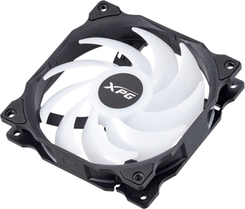 Xpg Vento 120 Argb Pwm Datamaskinveske Vifte 12 Cm Sort 1 Stk(Er)