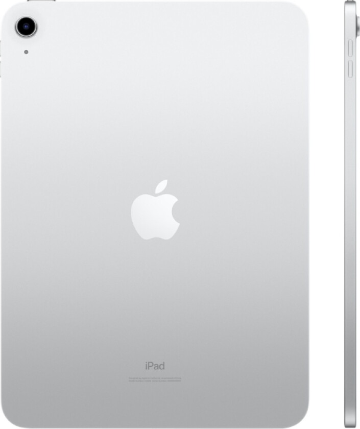 Ipad , 27,7 Cm (10.9"), 2360 X 1640 Piksler, 64 Gb, Ipados 16, 477 G, Sølv