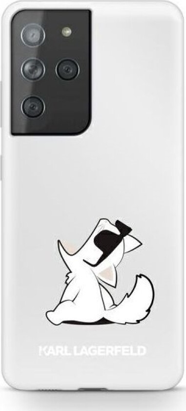Klhcs21lcfnrc S21 Ultra G998 Hard Case Clear Choupette Fun