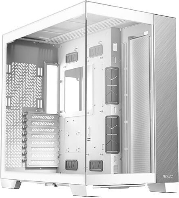 Geh C8 Aluminum White Full Tower Veske Weiß Retail