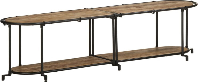 TV-benk 160x42x40 cm grov heltre mango