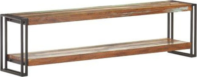 TV-benk 150x30x40 cm gjenvunnet heltre