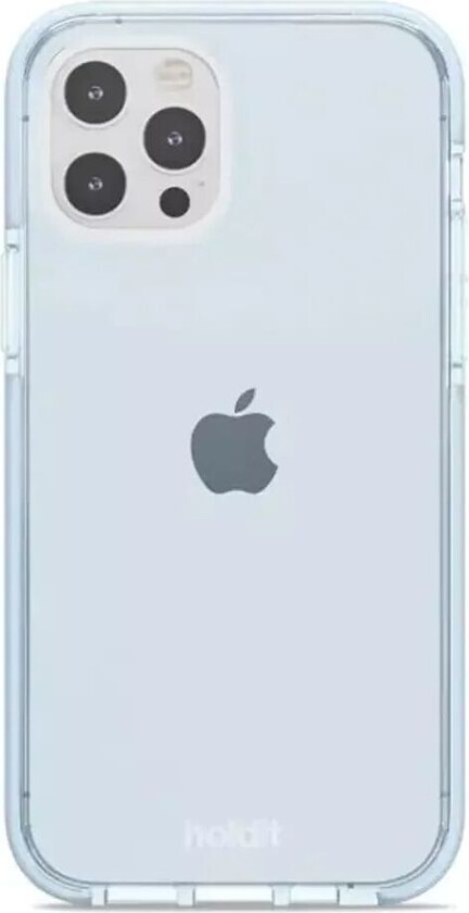 Holdit iPhone 12 / 12 Pro Seethru Deksel - Mineral Blue
