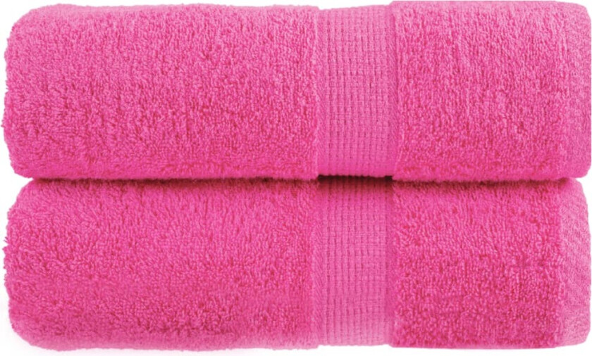 Premium gjestehåndklær SOLUND 2 stk rose 30x50 cm 600 g/m2