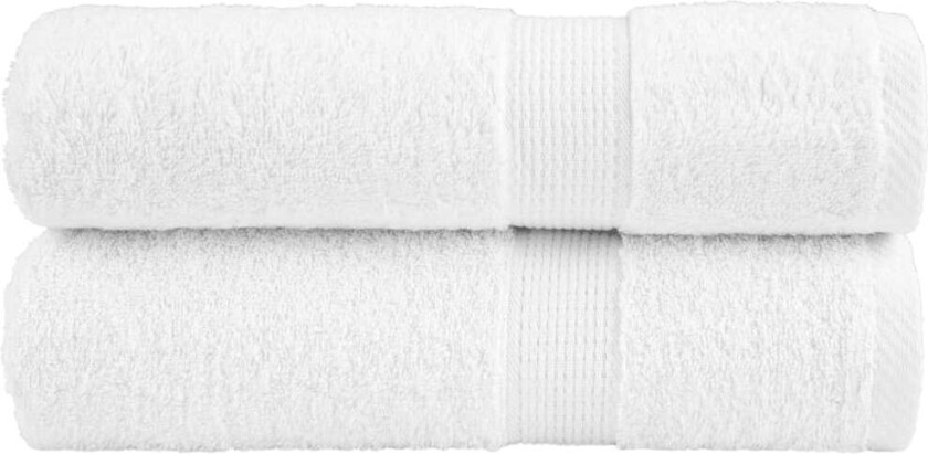 Premium håndklær SOLUND 2 stk hvit 50x100 cm 600gsm