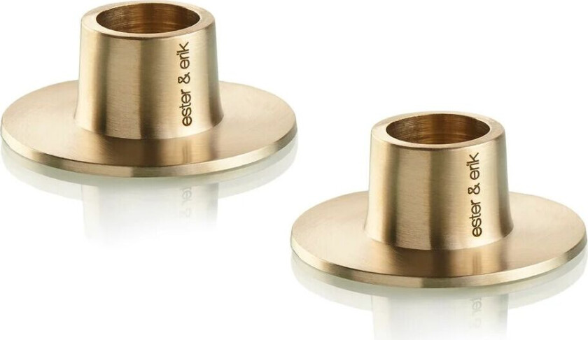 ester & erik lysestake matt 2-pakning Gull