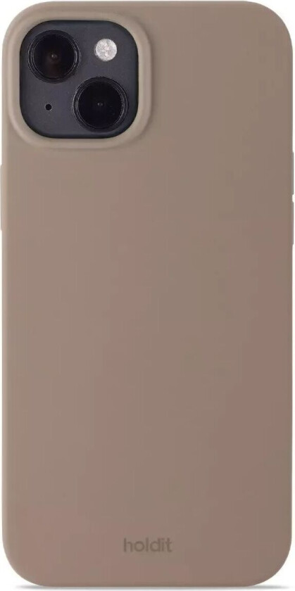 Holdit iPhone 15 Plus Soft Touch Silikon Deksel - Mocha Brown