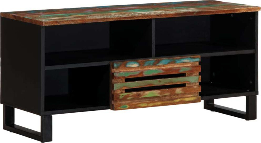 TV-benk 100x34x46 cm heltre akasie