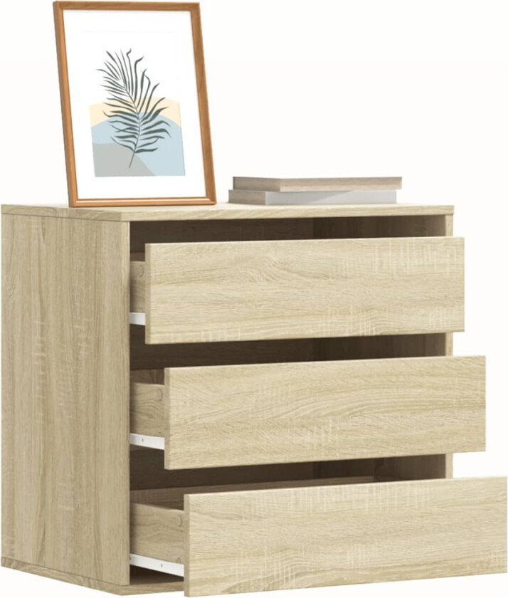 Kommode sonoma eik 60x41x58 cm konstruert tre