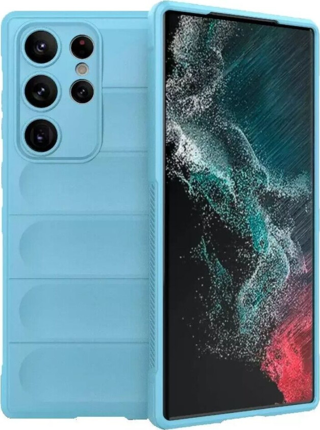 Samsung Galaxy S23 Ultra Fleksibelt Plastdeksel - Baby Blå