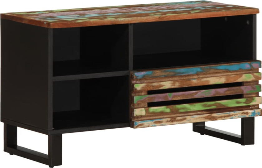 TV-benk 80x34x46 cm heltre akasie