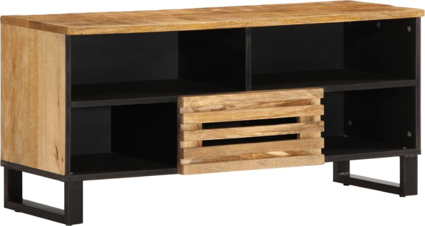 TV-benk 100x34x46 cm grov heltre mango