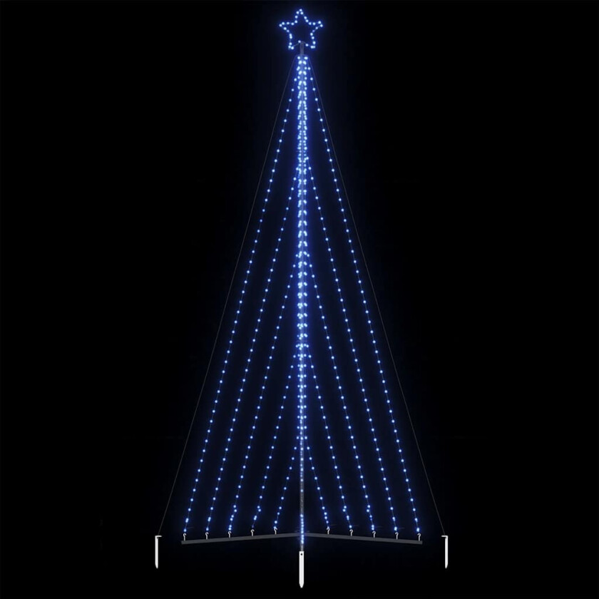 Bilde av Juletrelys 570 LEDs blå 399 cm