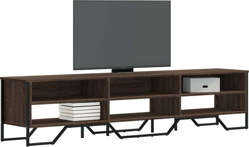 TV-benk sonoma eik 180x34x41 cm konstruert tre