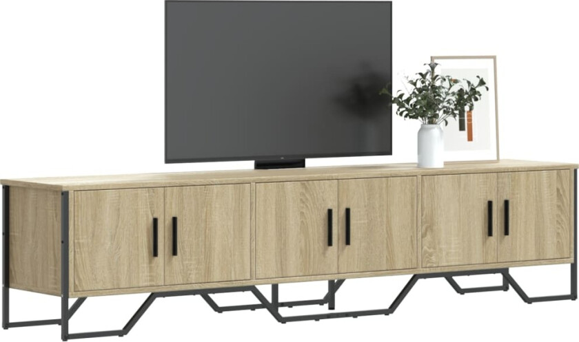 TV-benk sonoma eik 180x34x41 cm konstruert tre