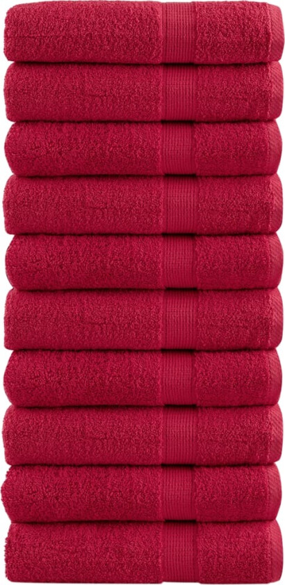 Premium badehåndklær SOLUND 10 stk 100x150 cm 600 g/m2