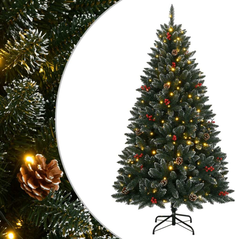 Kunstig juletre med 150 LED 120 cm