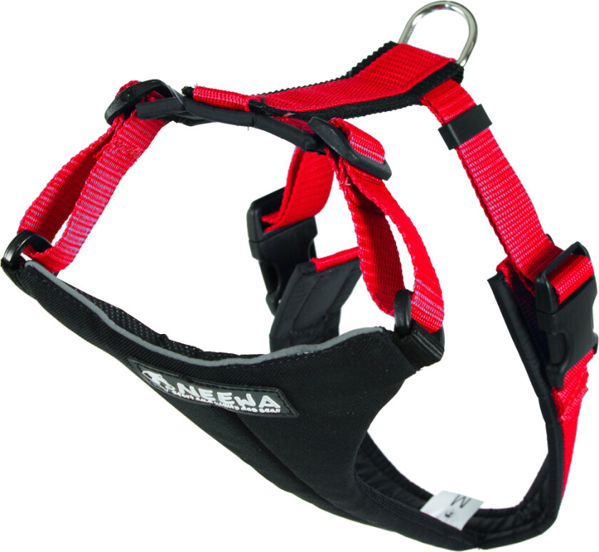 NEEWA joggesele rød - M: Brystomfang 54 - 84 cm