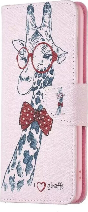 Samsung Galaxy S23 Ultra Flipdeksel Med Stor Lommebok i PU Skinn - Sjiraff