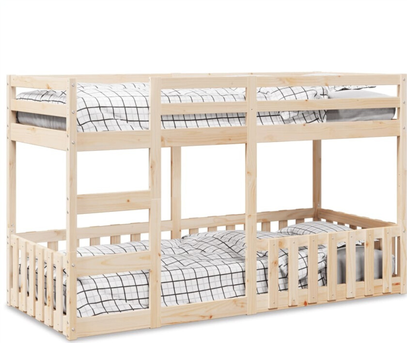 Køyeseng 90x200 cm heltre furu