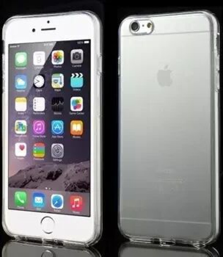 iPhone 6/6s/7 Plus Slim Fleksibelt Deksel - Gjennomsiktig