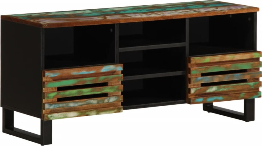 TV-benk 100x34x46 cm heltre akasie