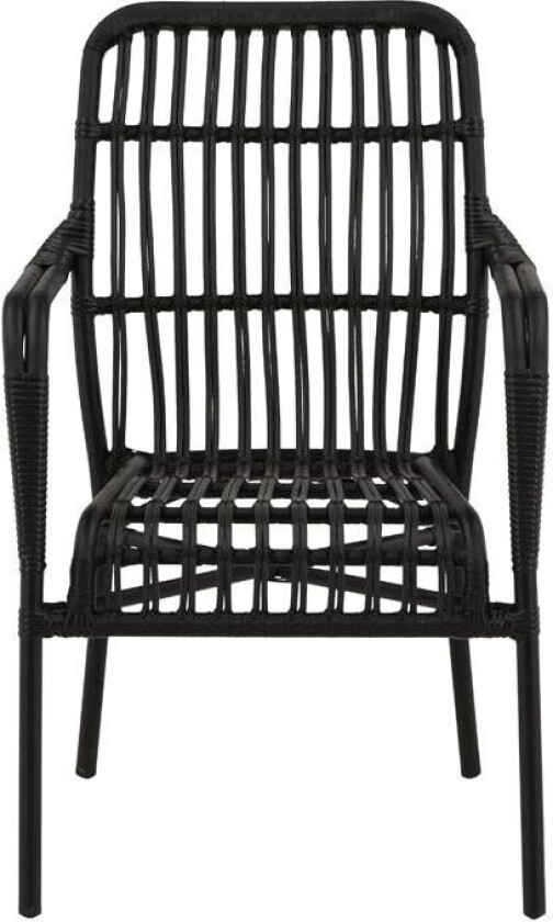 Rizal lenestol stabelbar svart.