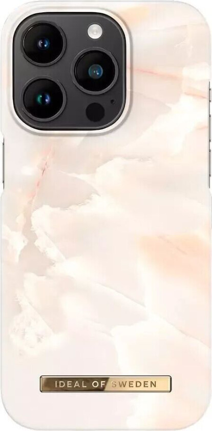 iDeal Of Sweden iPhone 14 Pro Fashion Deksel - MagSafe-Kompatibel - Rose Pearl Marble